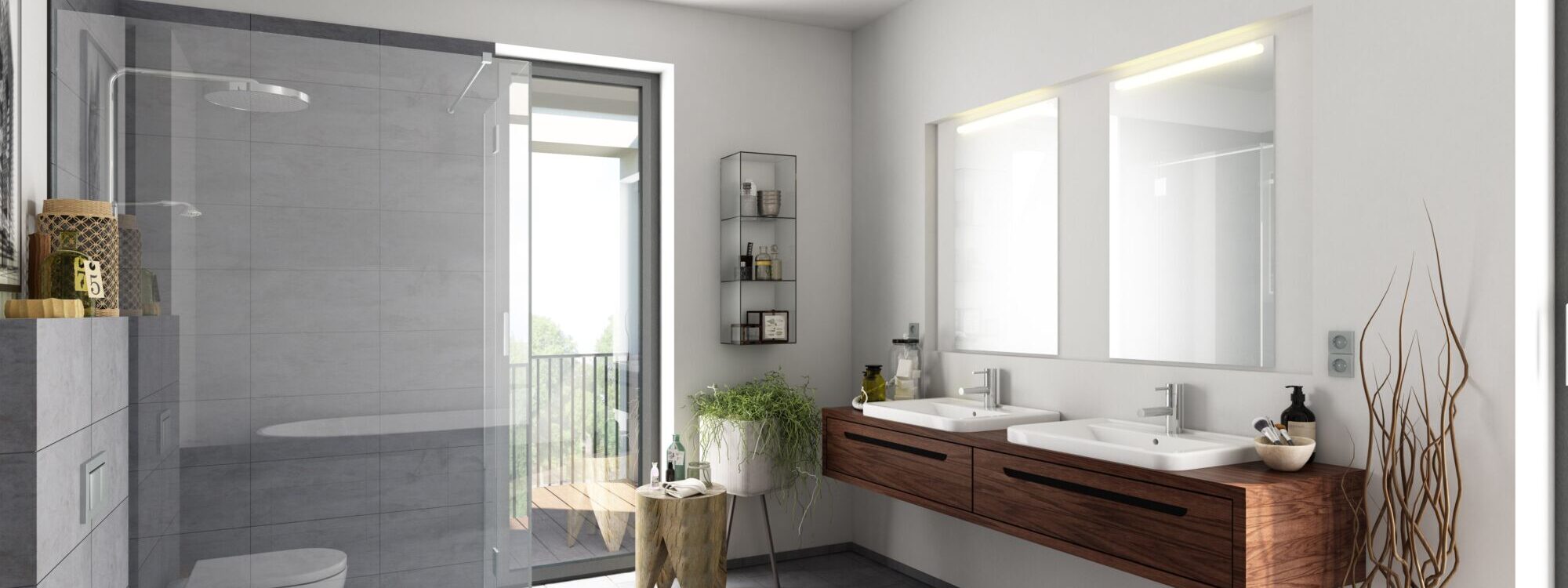 CONCEPTION SALLE DE BAIN 2000X750 | GB Baticenter Quels sont les avantages d’un meuble double vasque pour ma salle de bains ? Farébersviller