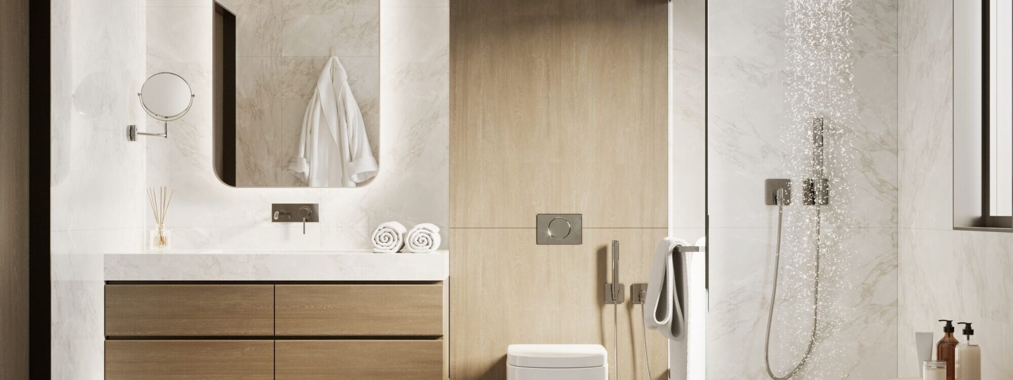 CREATION SALLE DE BAIN 2000X750 | GB Baticenter Quand opter pour un carrelage à effet miroir et comment l’intégrer à votre décoration ? Forbach