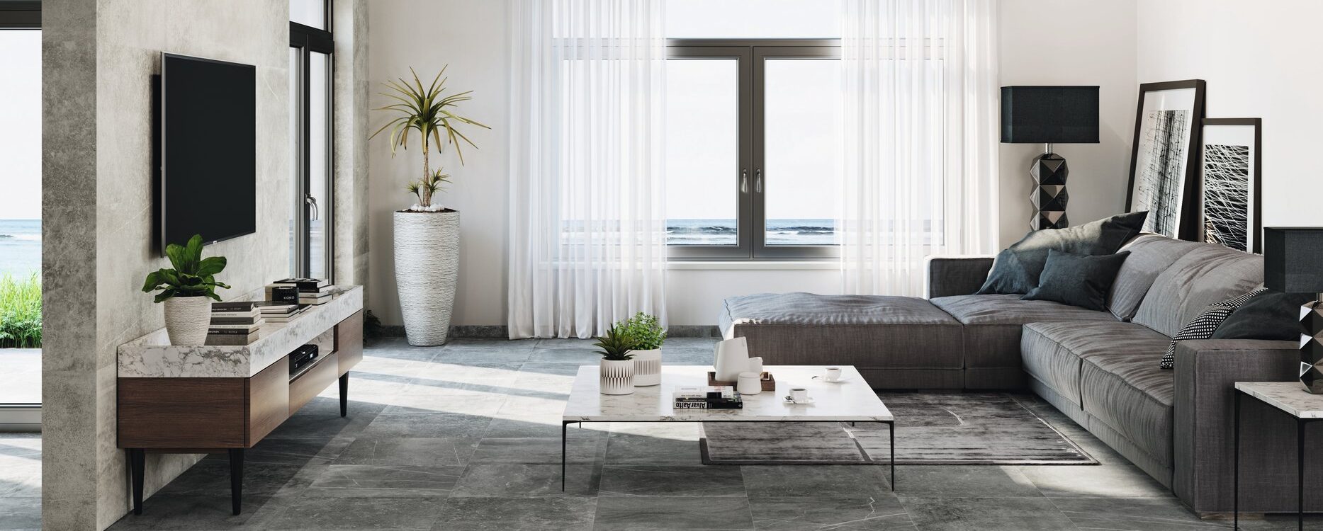 SOL EFFET BETON 1867X750 | GB Baticenter Comment entretenir les carrelages à effet spéciaux pour conserver leur éclat ? Stiring-Wendel