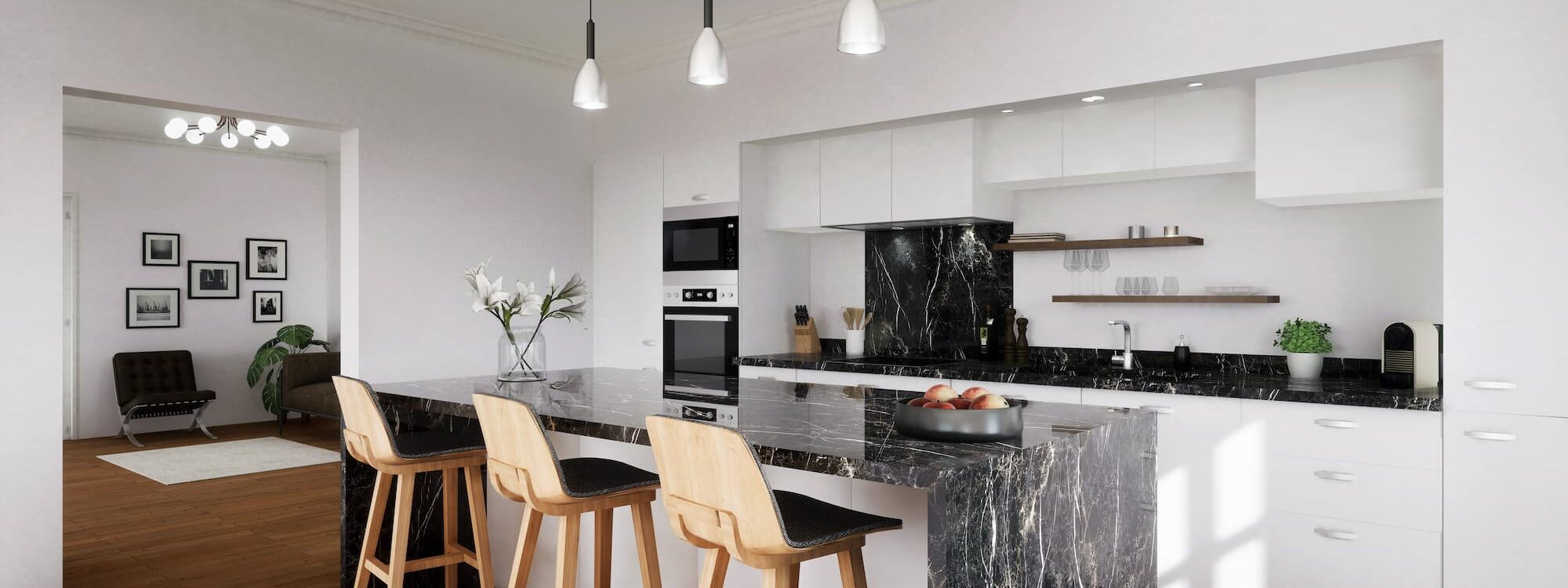 CARRELAGE_IMITATION_MARBRE 2000X750 | GB Baticenter 3 idées déco avec du carrelage imitation marbre pour un style chic Forbach